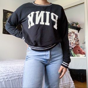 PINK crew neck sweatshirt